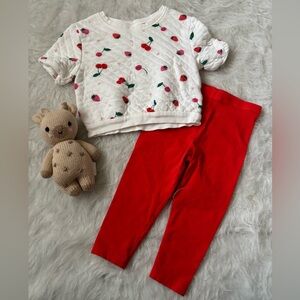 Carter's Cute and Sweet Cherry Print Outfit